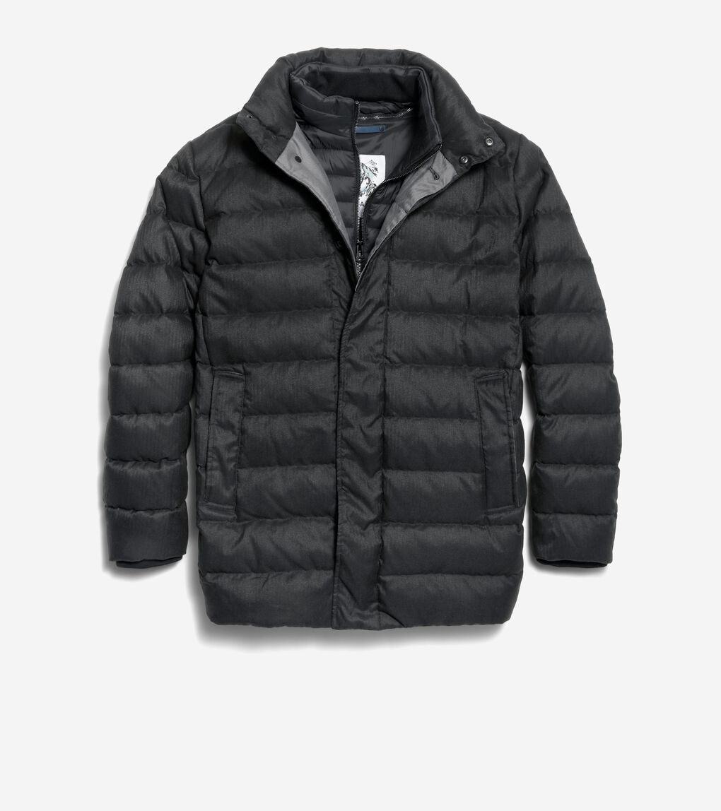 QUILTED FLANNEL DOWN TOPPER